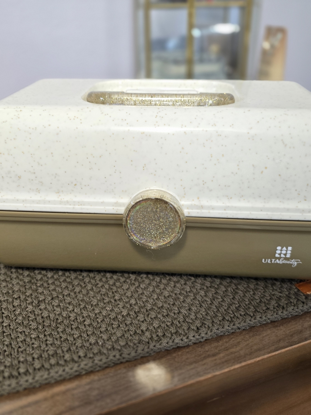 Ulta Beauty X Caboodle Gold Makeup Container
